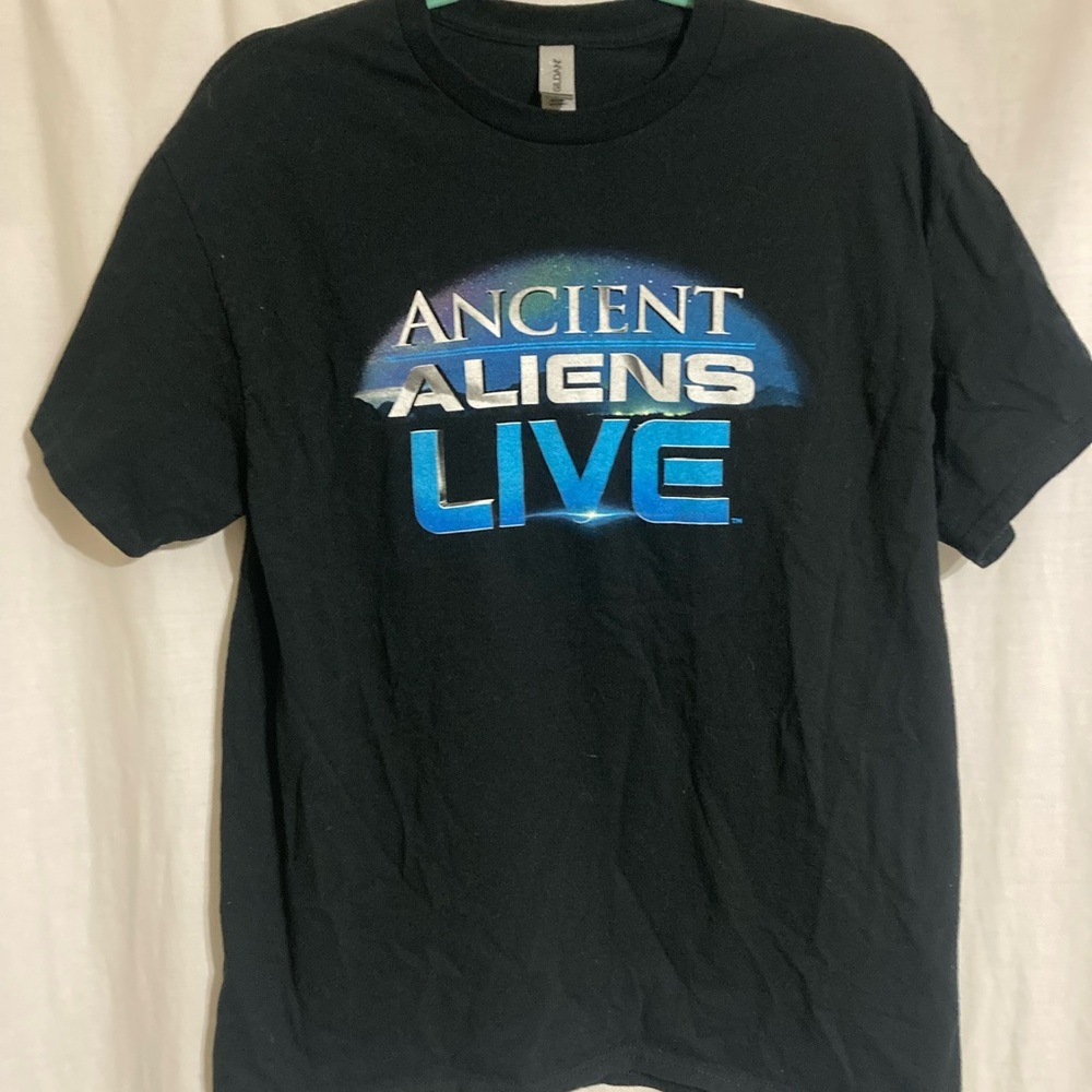 Gildan Black Ancient Aliens Live T-Shirt